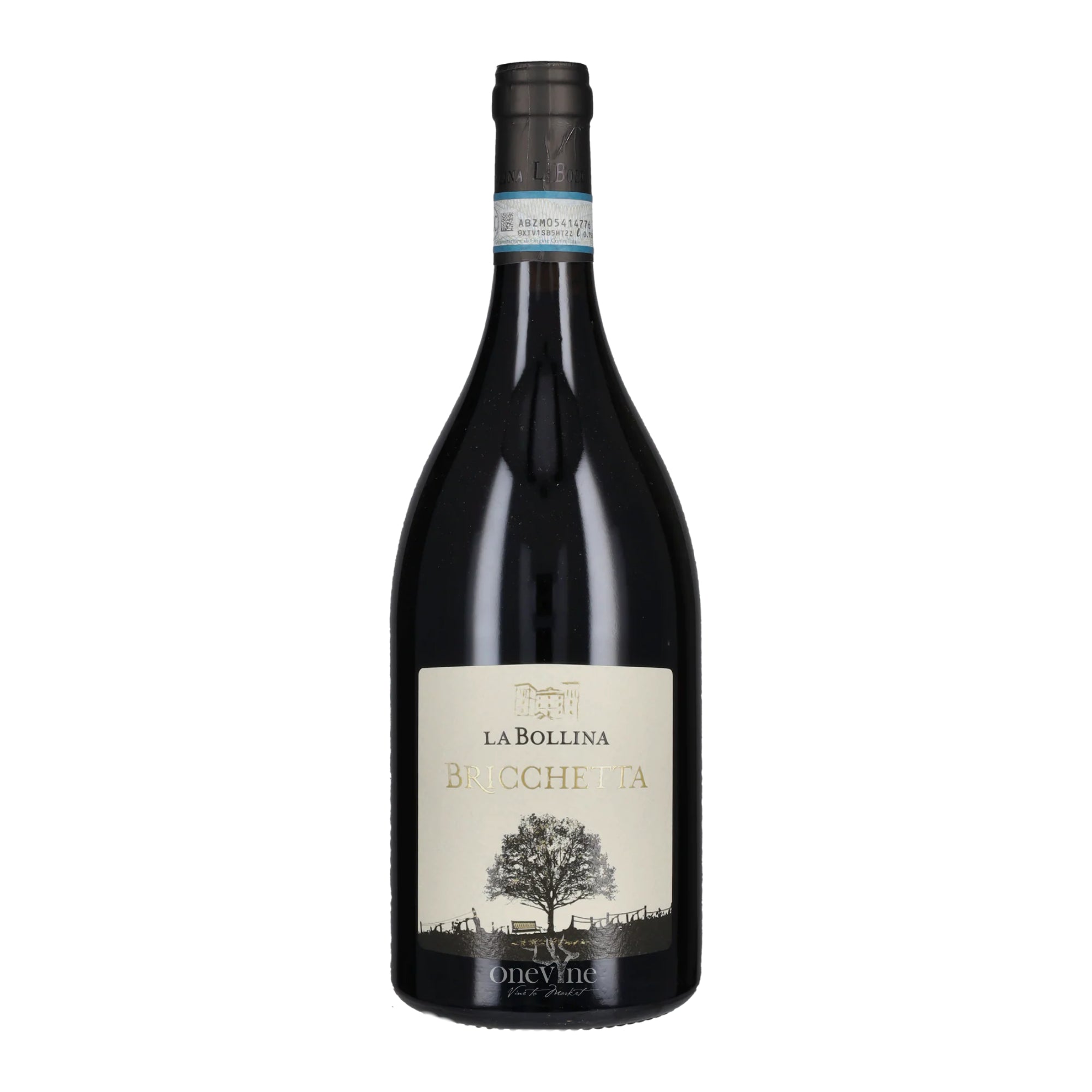 2021 La Bollina 'Bricchetta' Monferrato Rosso D.O.C. red wine bottle, curated by One Vine Wines.