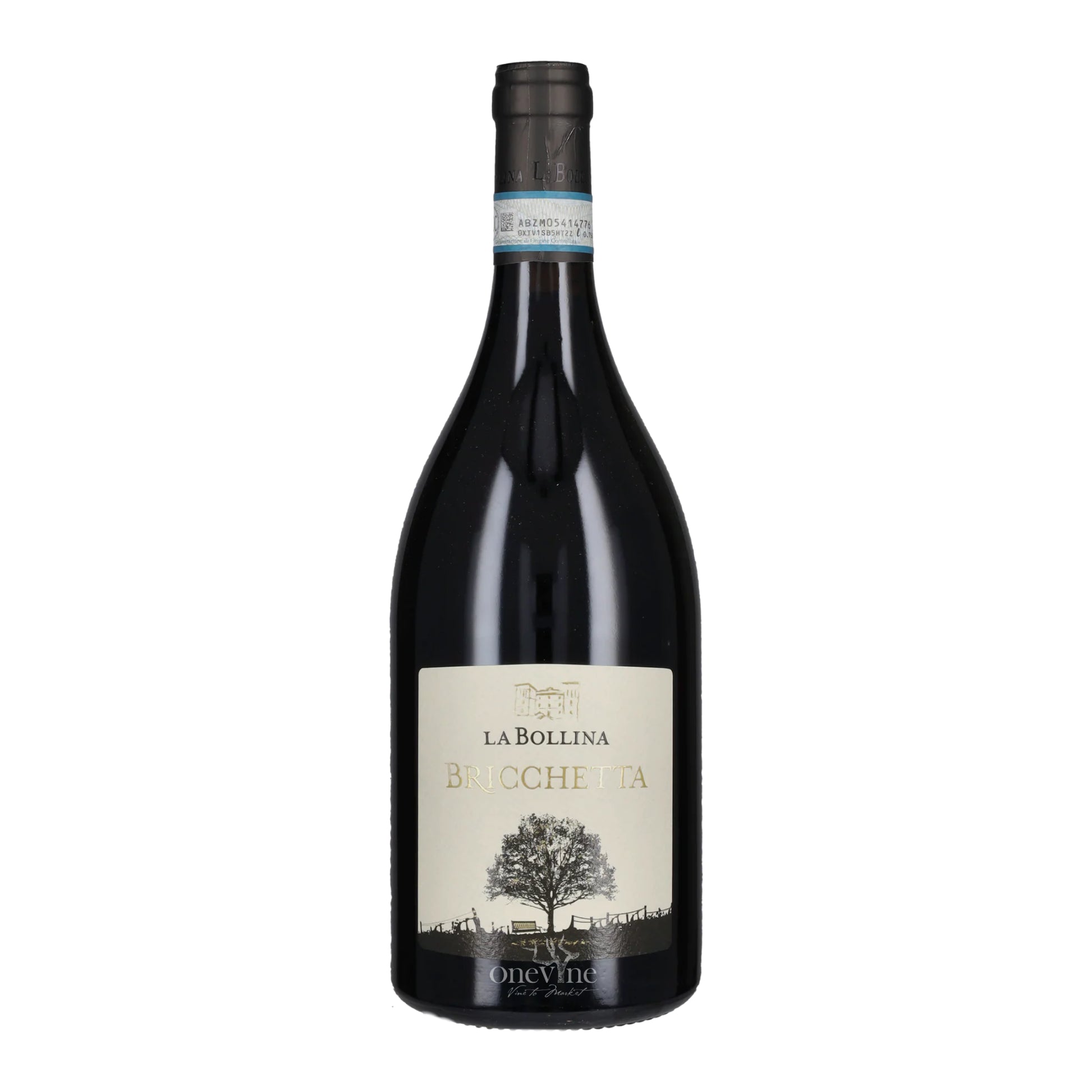 2021 La Bollina 'Bricchetta' Monferrato Rosso D.O.C. red wine bottle, curated by One Vine Wines.