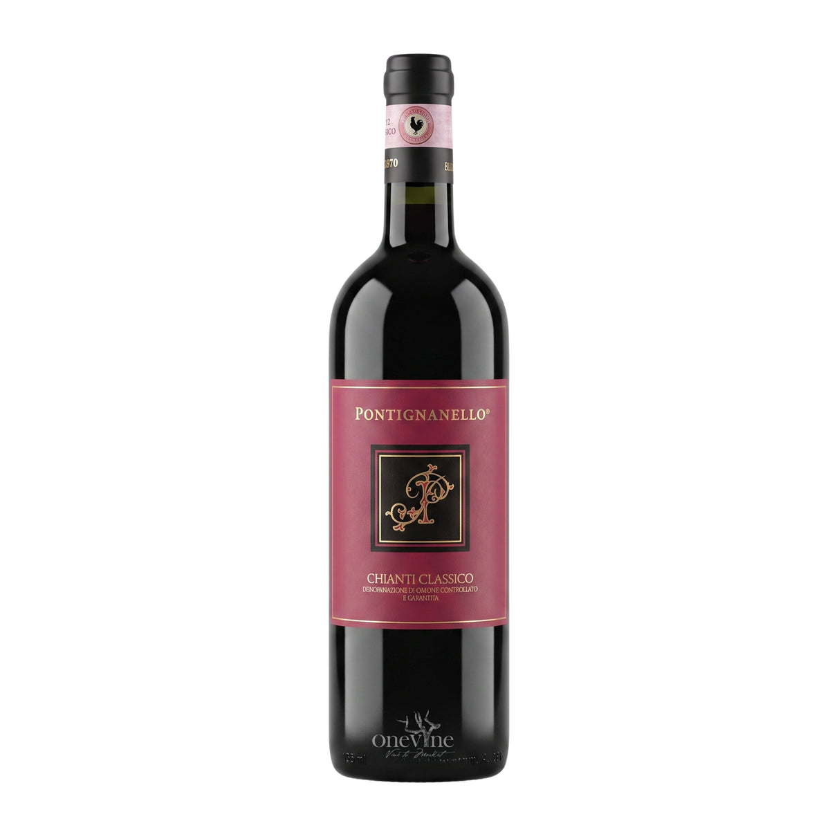 2023 Losi 'Pontignanello' Chianti Classico red wine bottle, curated by One Vine Wines.