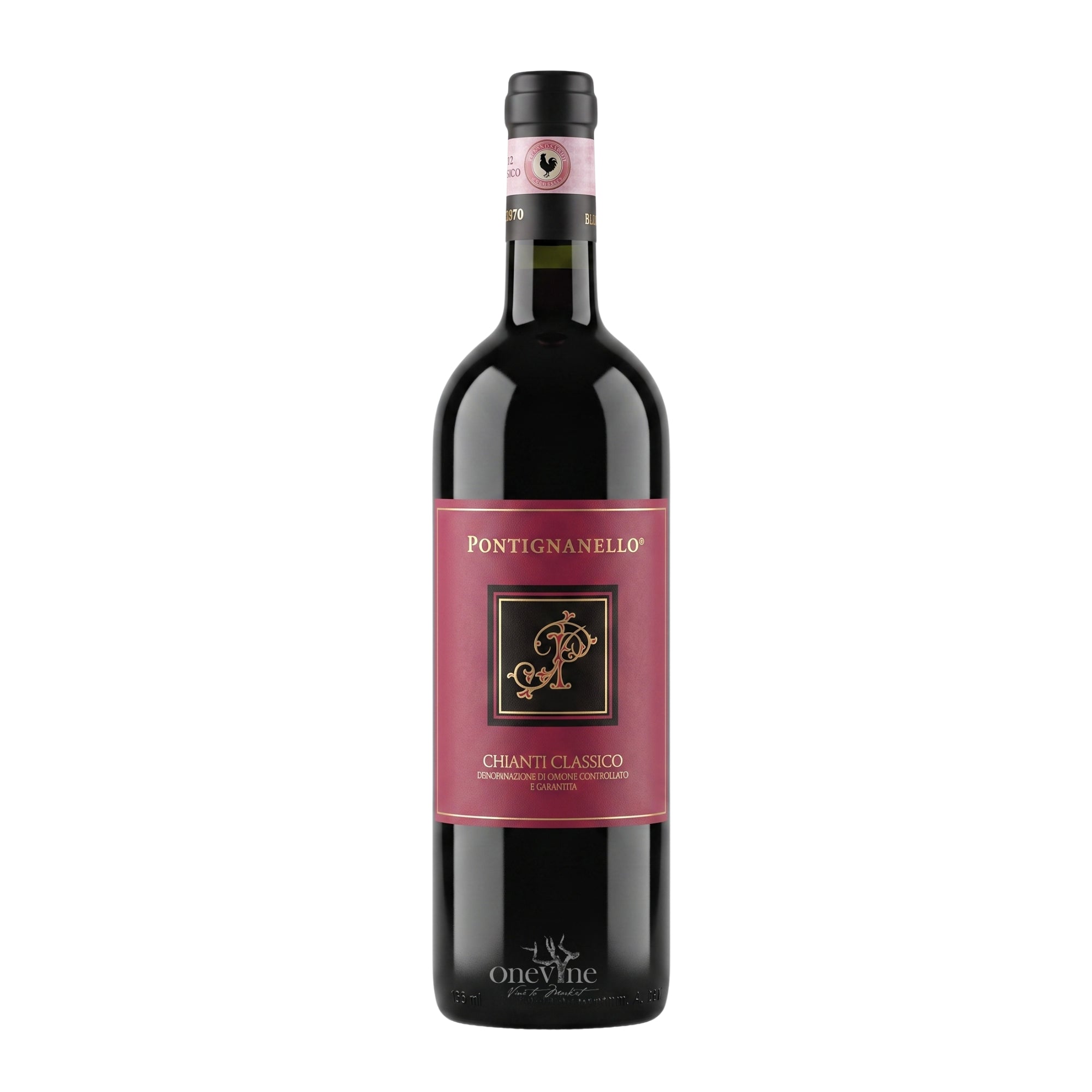 2023 Losi 'Pontignanello' Chianti Classico red wine bottle, curated by One Vine Wines.