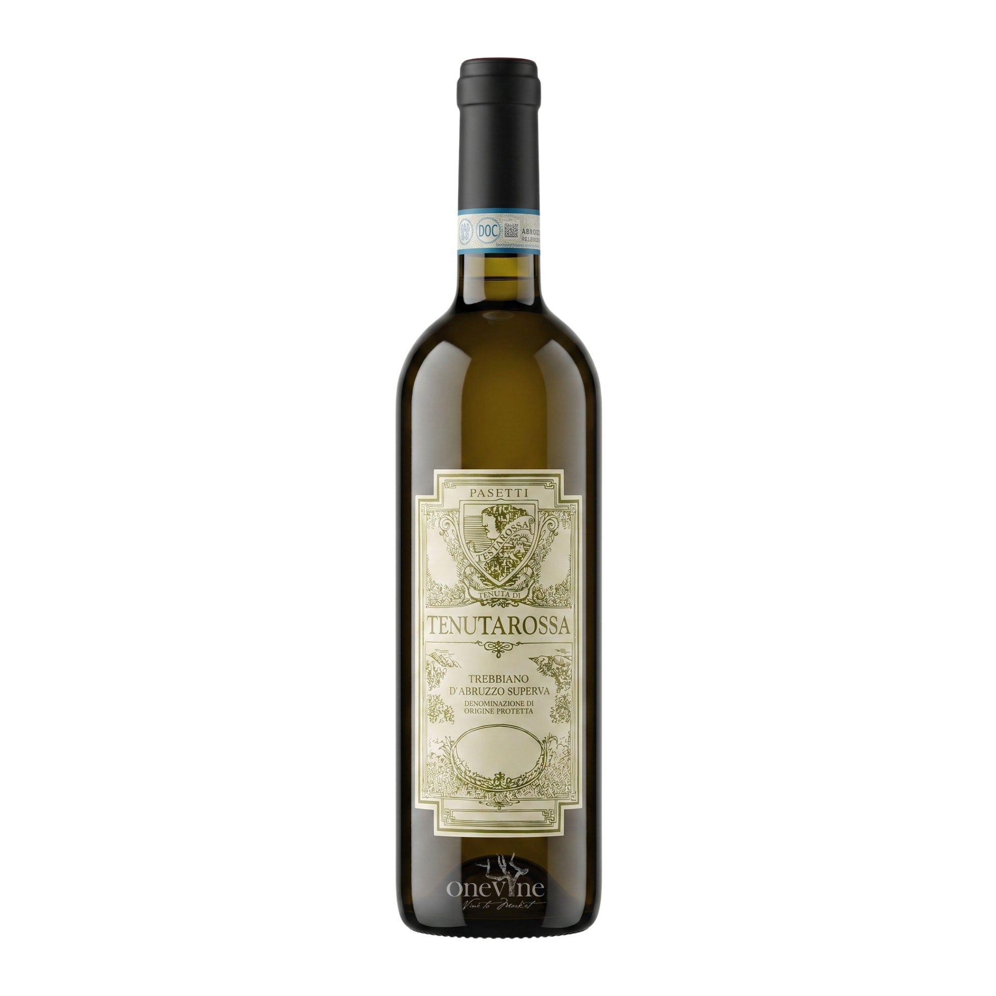 2022 Pasetti 'Tenutarossa' Trebbiano d'Abruzzo Superiore white wine bottle, curated by One Vine Wines.