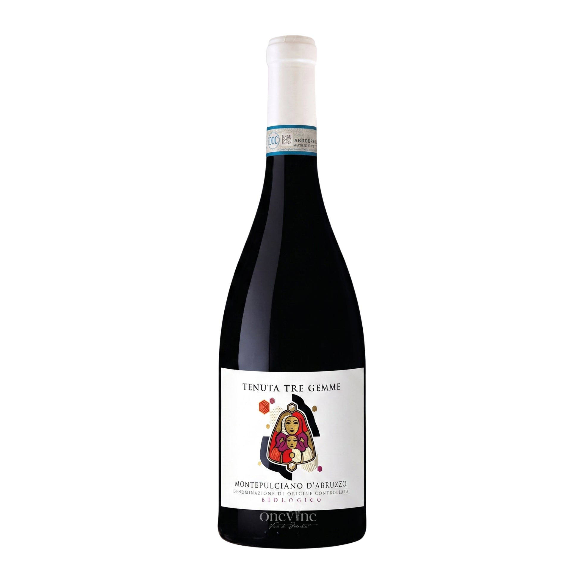 2023 Tenuta Tre Gemme Terroir Line Montepulciano d'Abruzzo red wine bottle, curated by One Vine Wines.