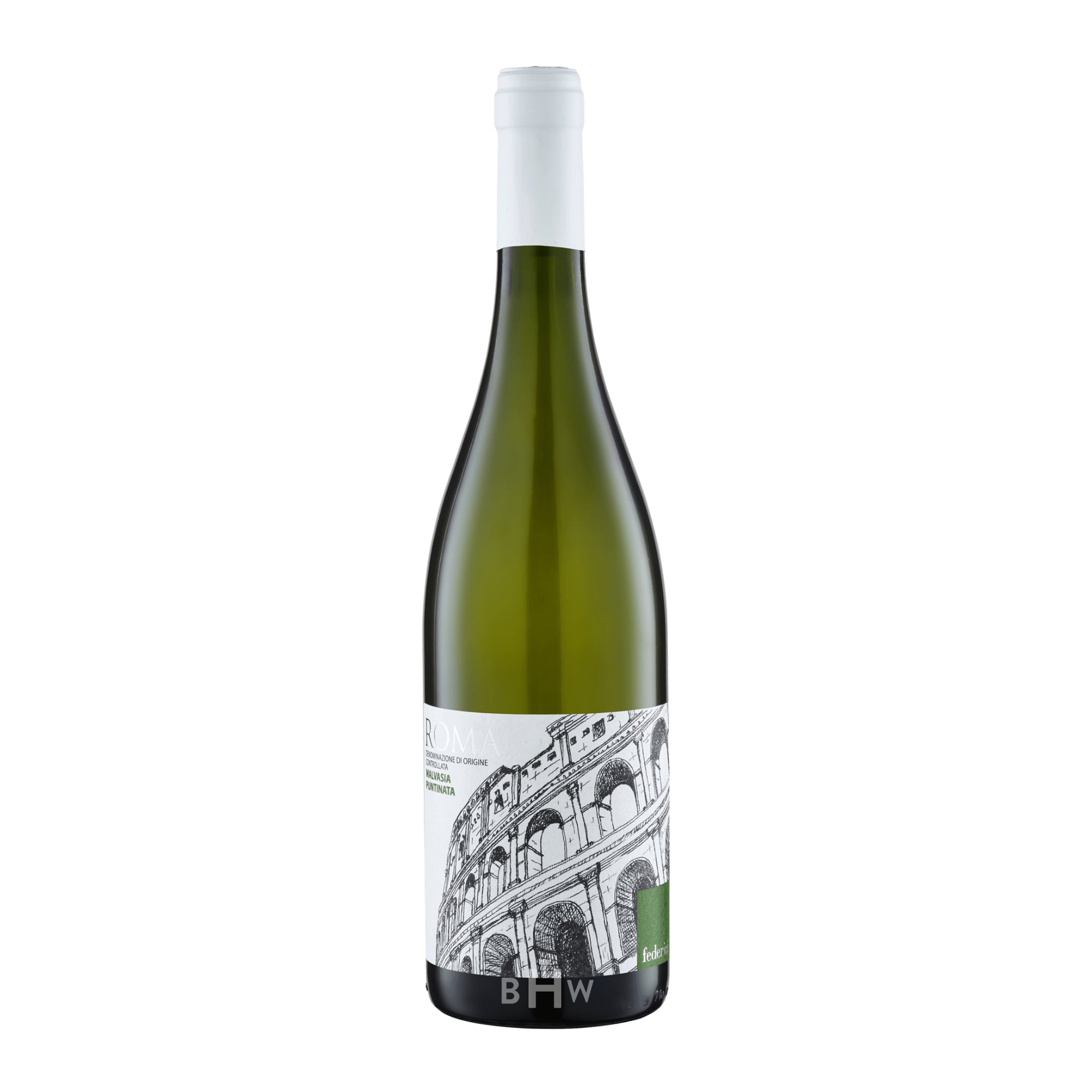 2025 Federici Roma Bianco Lazio DOC white wine bottle, curated by Big Hammer Wines.