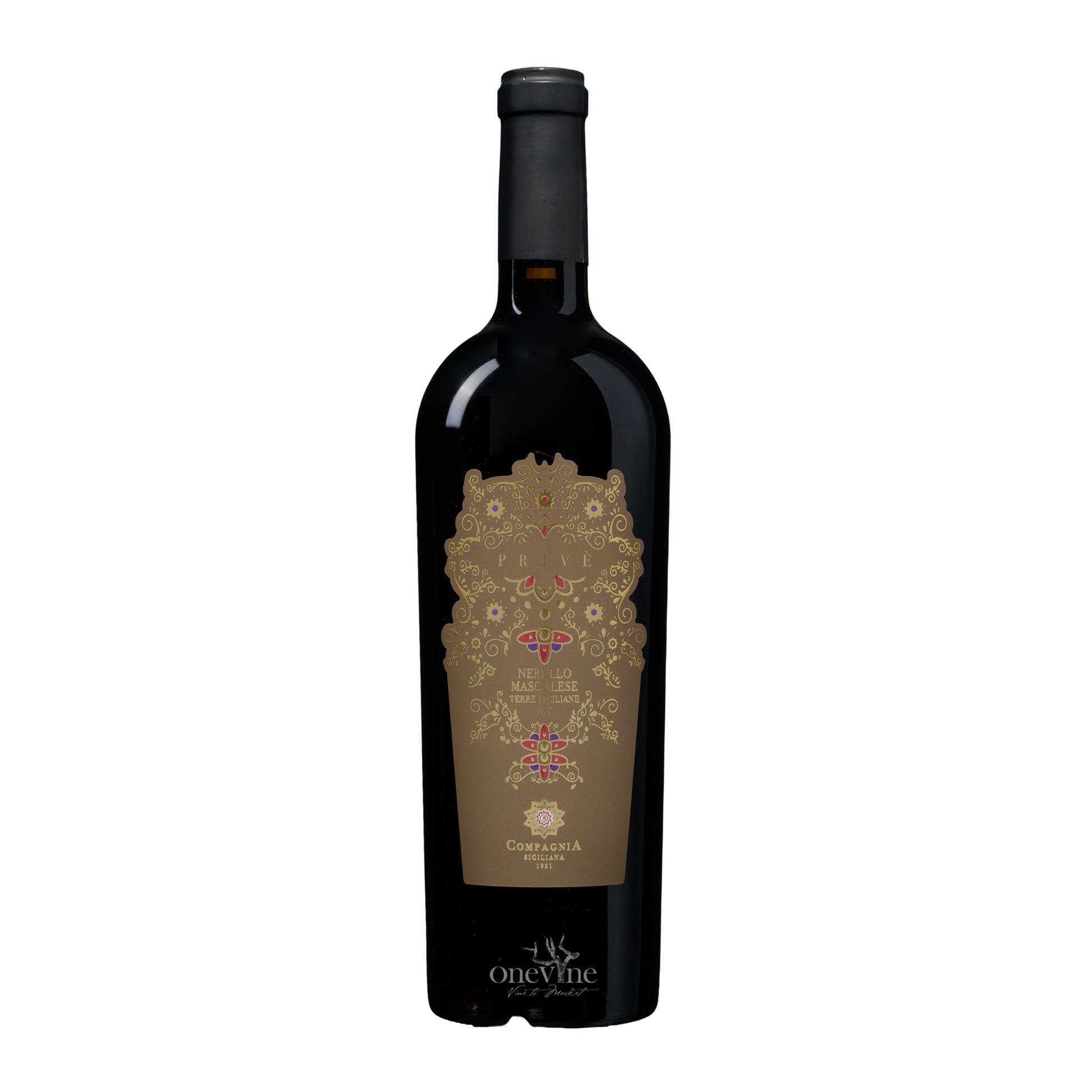 2025 Montedidio 'Privé' Nerello Mascalese Terre Siciliane IGT red wine bottle, curated by One Vine Wines.
