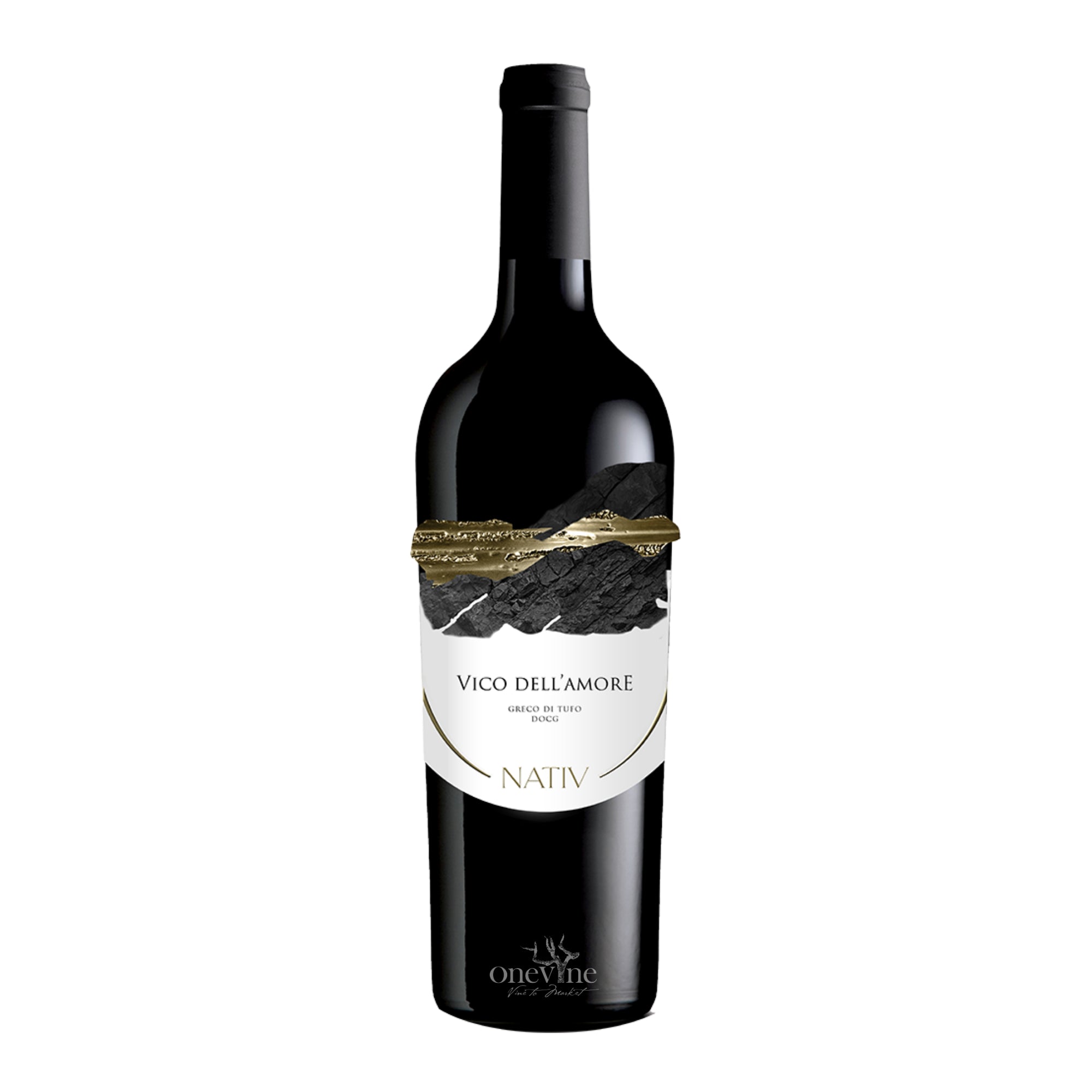 2025 Nativ 'Vico dell'Amore' Greco di Tufo DOCG white wine bottle, curated by One Vine Wines.
