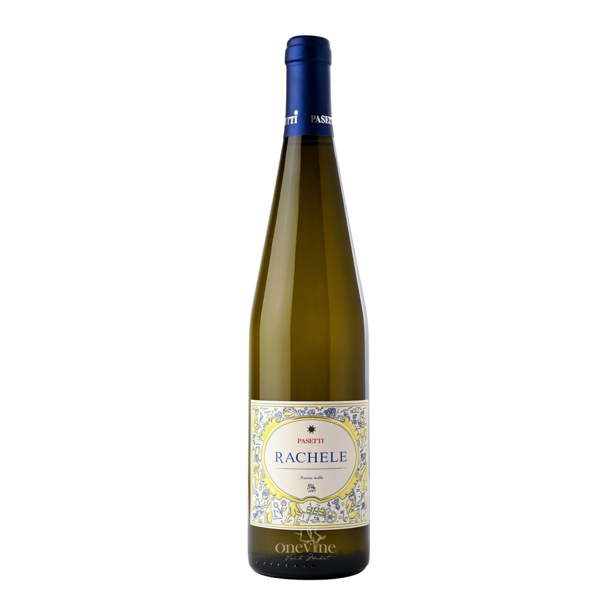 2025 Pasetti 'Rachele' Trebbiano Bianco Terre Aquilane IGP white wine bottle, curated by One Vine Wines.