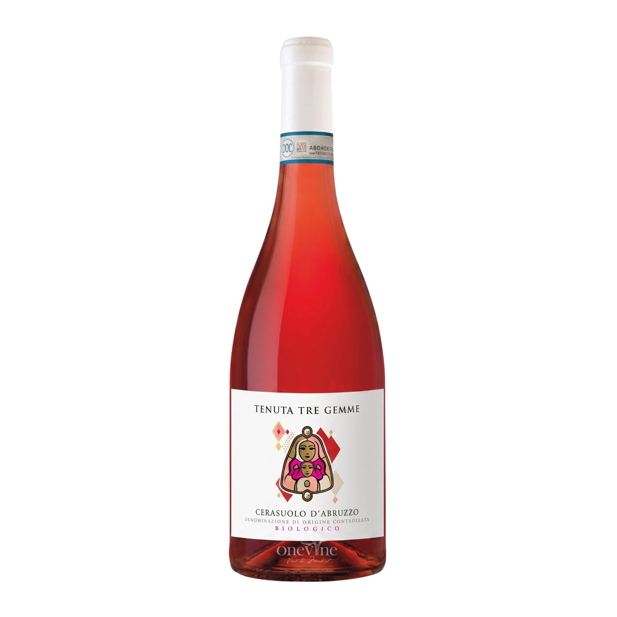 2025 Tenuta Tre Gemme Terroir Line Cerasuolo d'Abruzzo rosé wine bottle, curated by One Vine Wines.