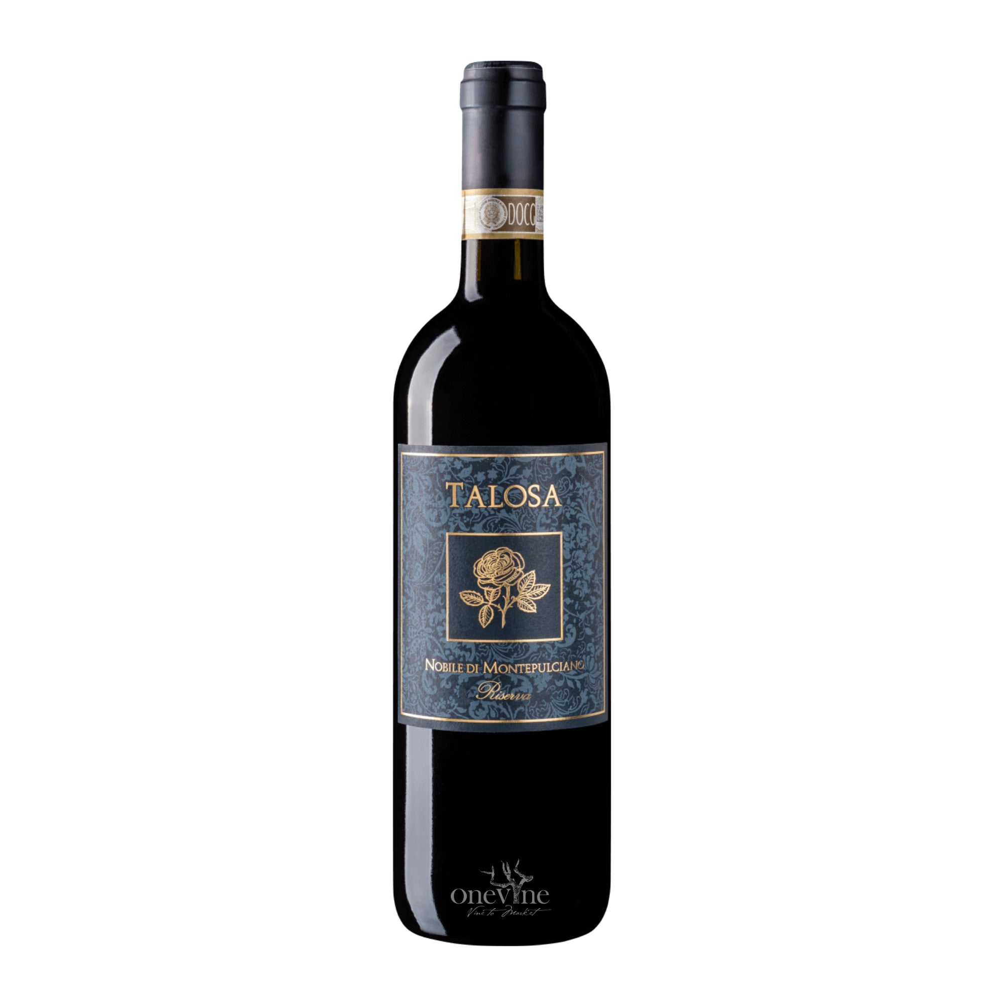 2020 Talosa Vino Nobile Di Montepulciano Riserva DOCG red wine bottle, curated by One Vine Wines.