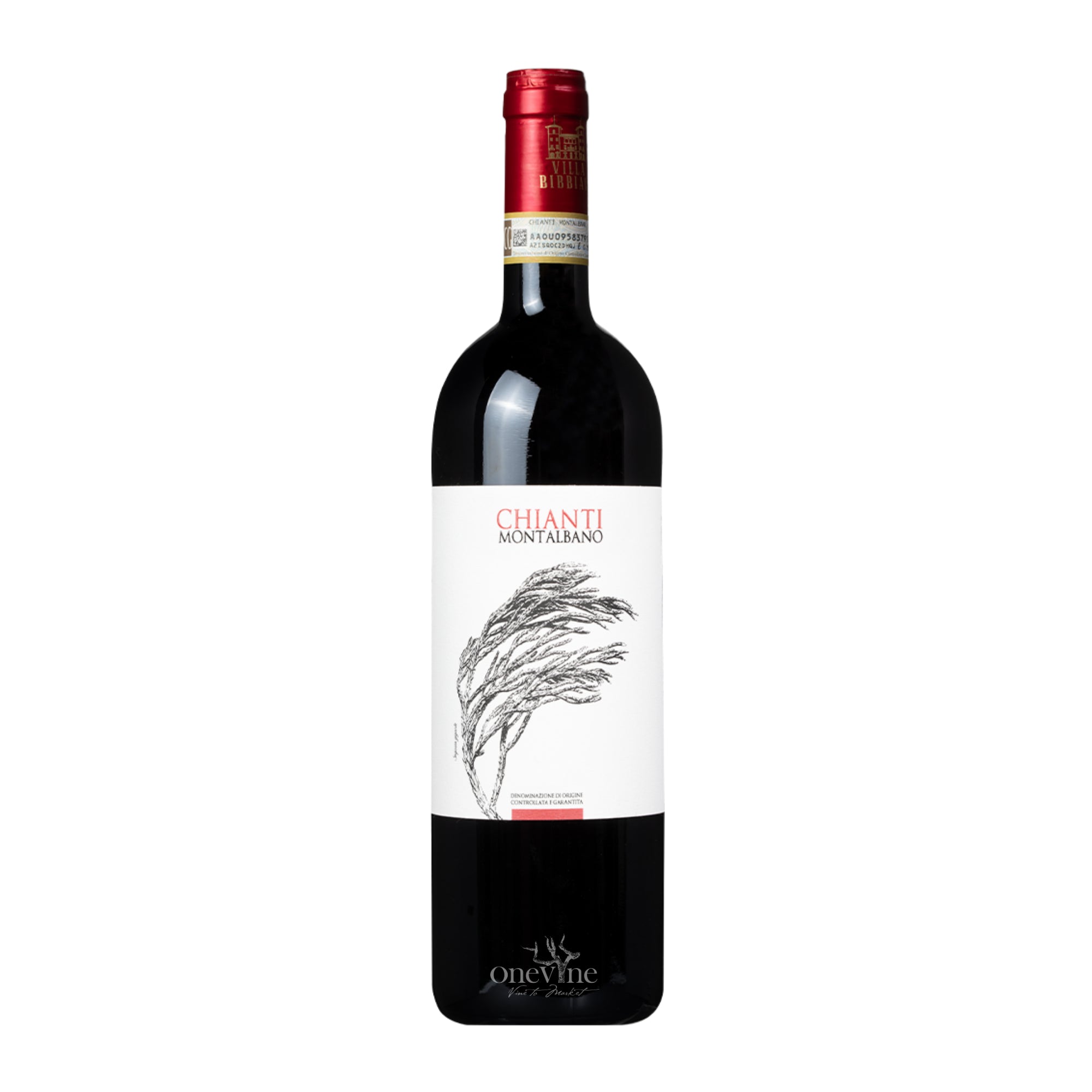 2022 Villa Bibbiani Chianti Montalbano DOCG red wine bottle, curated by One Vine Wines.