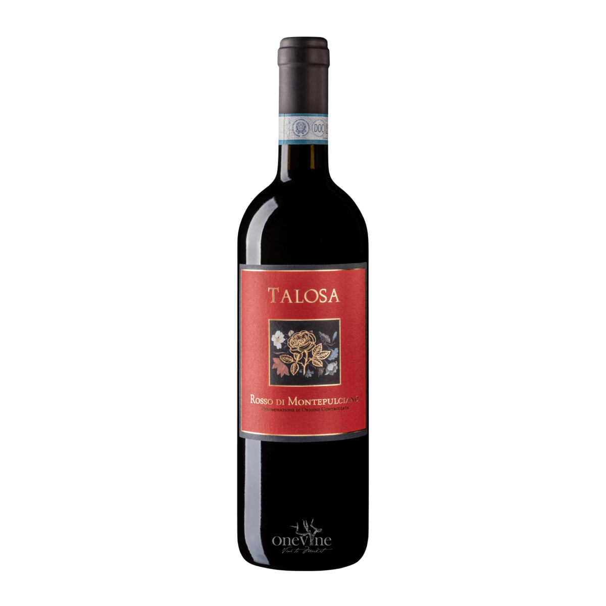 2024 Talosa Rosso Di Montepulciano DOC red wine bottle, curated by One Vine Wines.