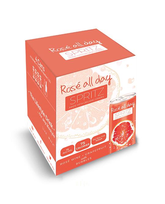 Rosé All Day Grapefruit Spritz 24ct in 250ml Cans